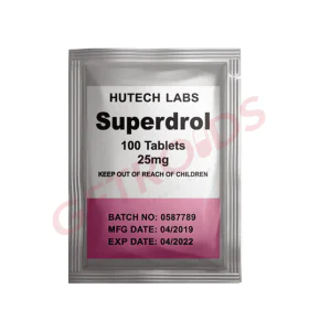 Superdrol 25 mg 10 Tablets Hutech Labs. USA