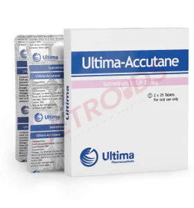 Ultima-Accutane 20 mg 50 Tablets Ultima Pharma USA