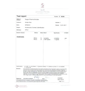 Alternative view of Arimidex 1 mg 100 Tablets Dragon Pharma