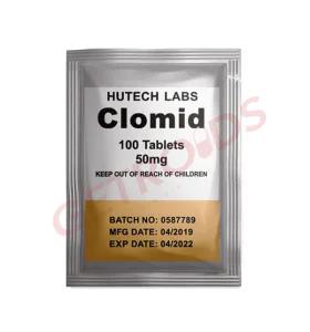Clomid 50 mg 100 Tablets Hutech Labs USA